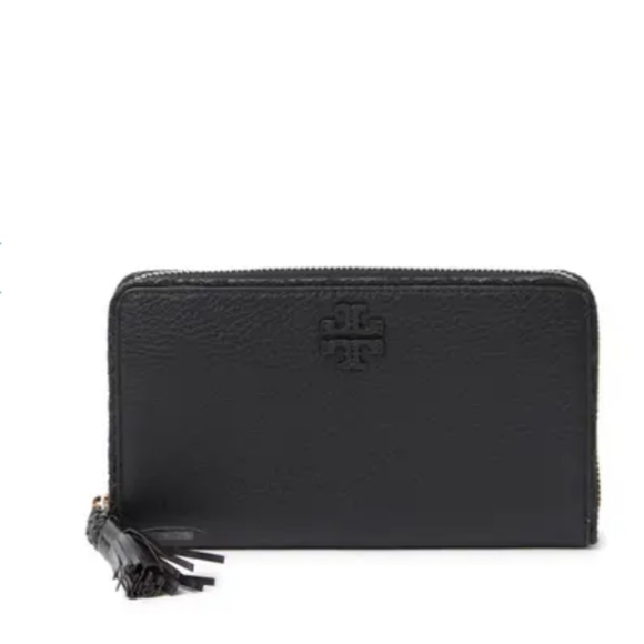 ⚠️LAST 1⚠️ Tory Burch Taylor Zip LG Wallet Black - Picture 5 of 10